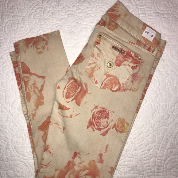 Hudson Jeans Denim - Hudson Collin Floral Skinny Crop
